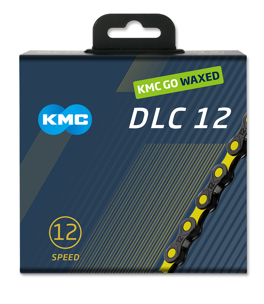 KMC Ketting DLC12 Black Yellow 126S cire