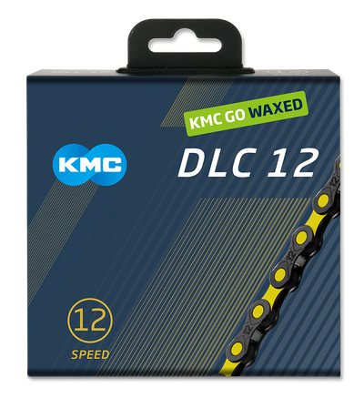 KMC Ketting DLC12 Black Yellow 126S cire