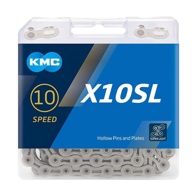 KMC X10SL Silver Super Light Bicycle Chain