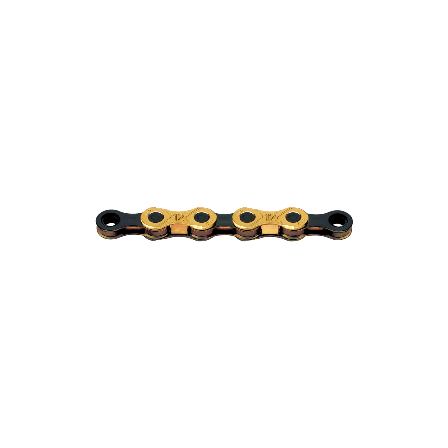 KMC Bicycle Chain x12 Ti-n Gold Black 126 Schakels