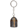 Anneau de clé de casque de chevalier médiéval