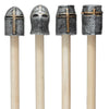 Crayon de chevalier médiéval avec toit de casque