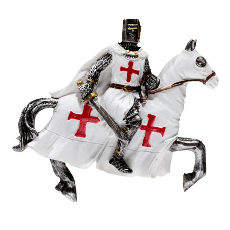 Crusade Knight on Horseback Protector Aimant