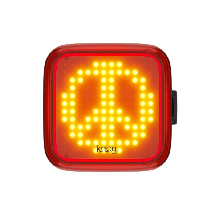 Knog blinder arrière - paix - noir