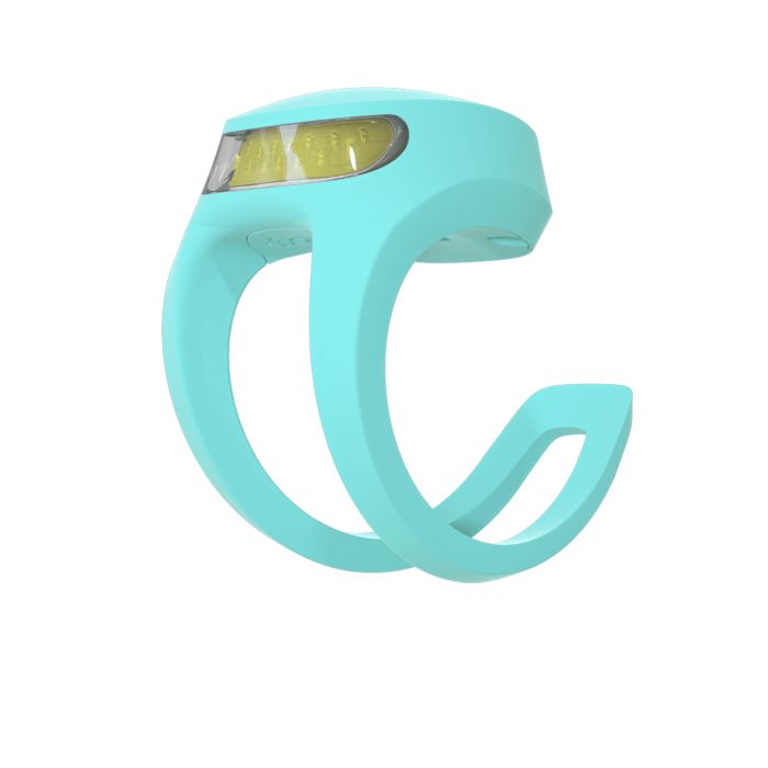 Knog Frog USB Front - Superbe aigue-marine