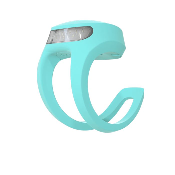 Knog frog usb arrière - superbe aigue-marine
