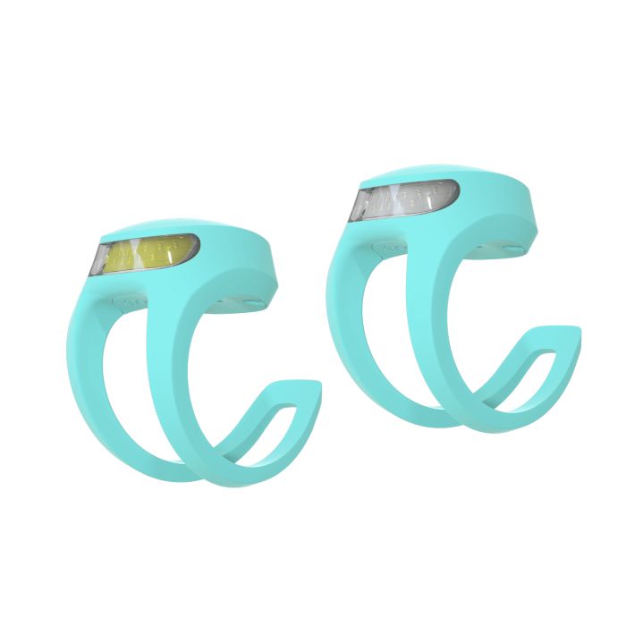 Knog frog usb twinpack - superbe aigue-marine