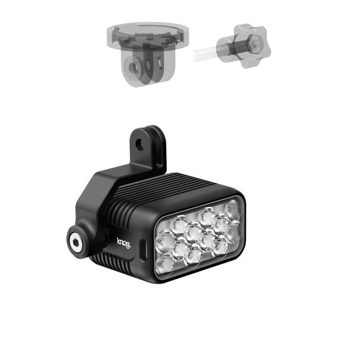 Knog blinder et support gopro