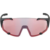 Alpina Bril Hawkeye S QV Black Mat Rainbow Mirm.CAT.1-3 - afbeelding 3