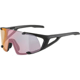 Alpina Bril Hawkeye S QV Black Mat Rainbow Mirm.CAT.1-3 - afbeelding 1