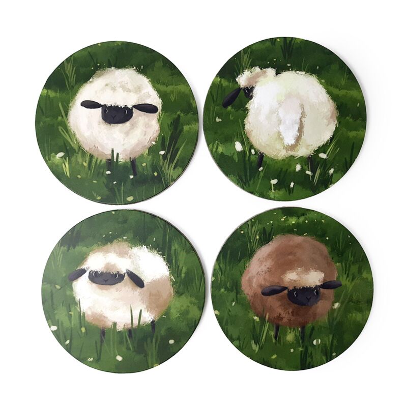 Set de 4 sous-verres Mouton