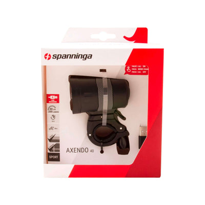 phare Axendo 40 Lux USB rechargeable 65 mm noir