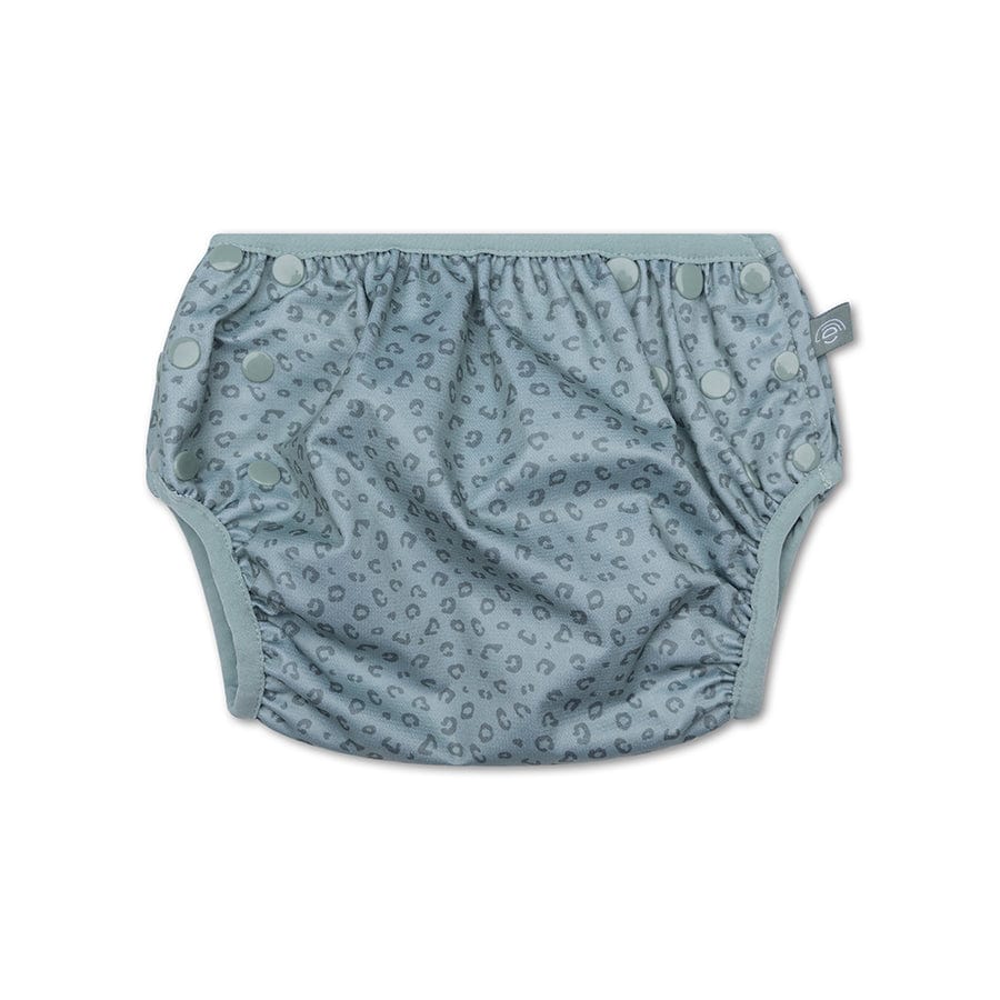 Léopard | Couche de natation lavable verte