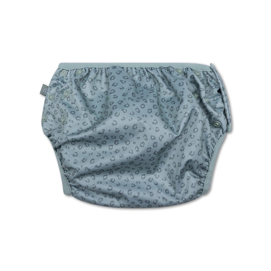 Léopard | Couche de natation lavable verte
