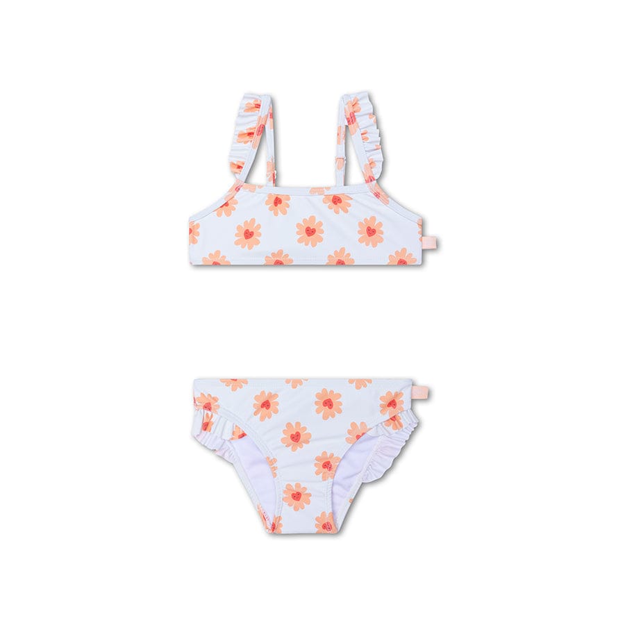 Amour floral | Bikini UV de filles multi-colorants