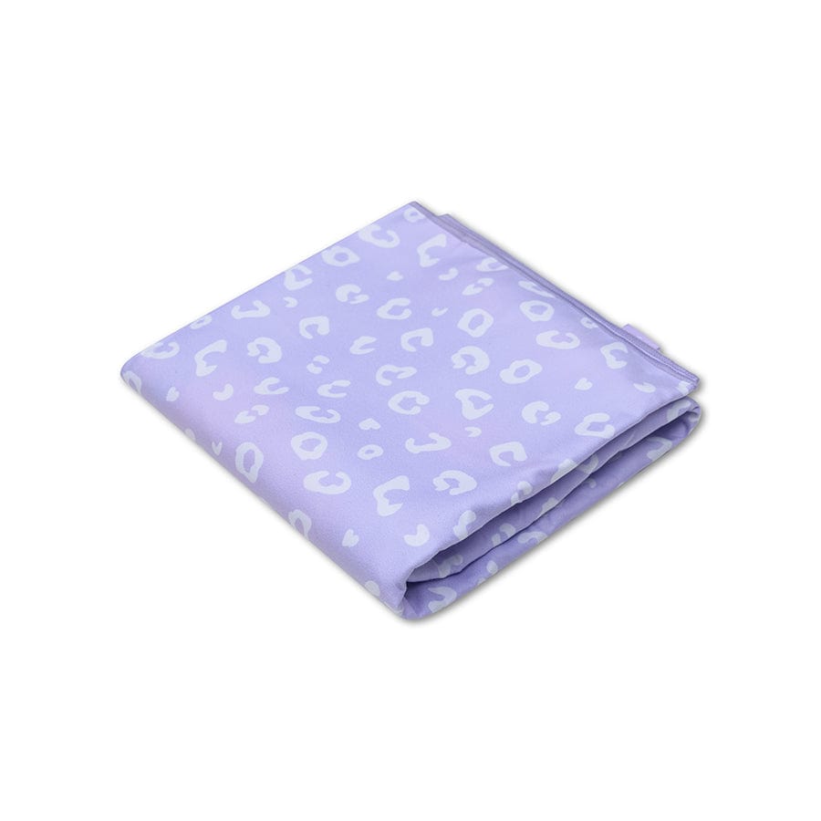 Léopard | Serviette en microfibre Lila 135 x 65 cm