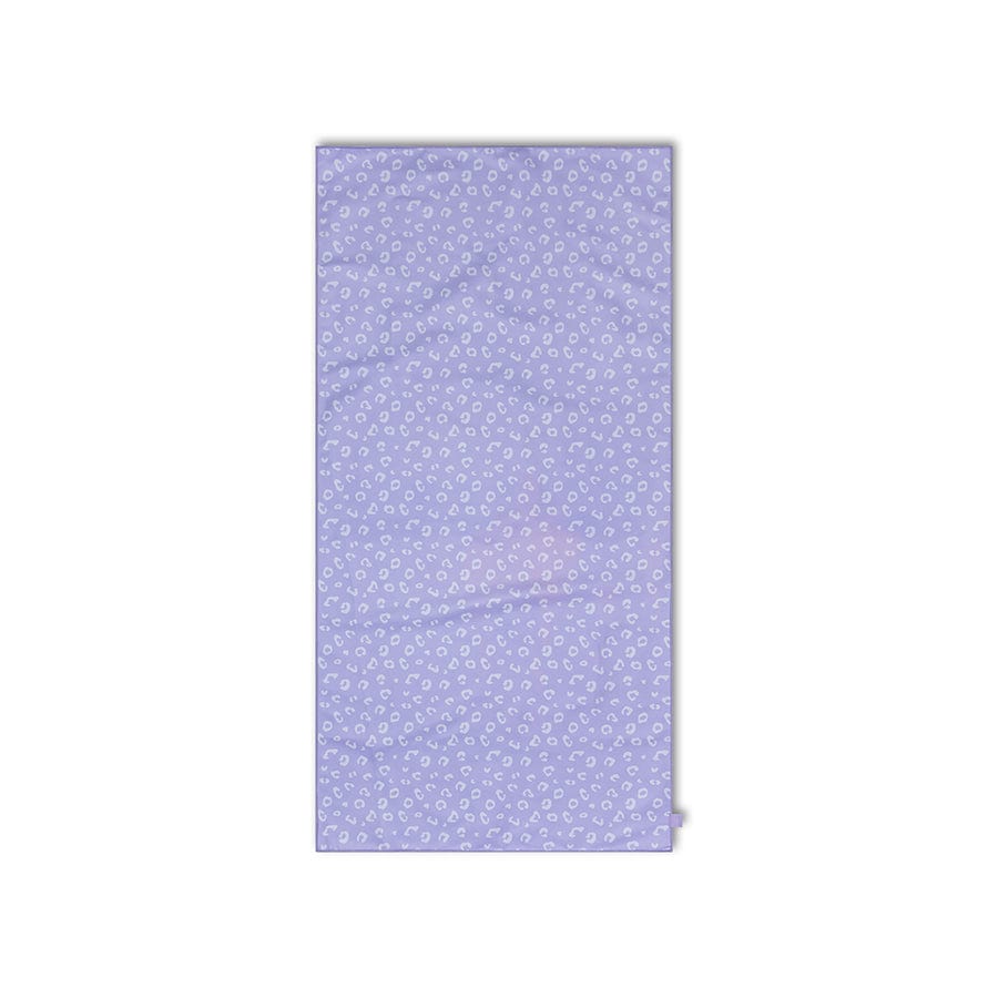 Léopard | Serviette en microfibre Lila 135 x 65 cm