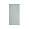 Stripe de la station | Serviette en coton blanc vert 180 x 90 cm
