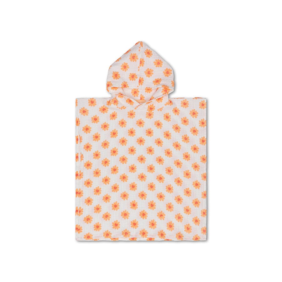 Amour floral | plage hydrophile multicolore poncho 50 x 50 cm