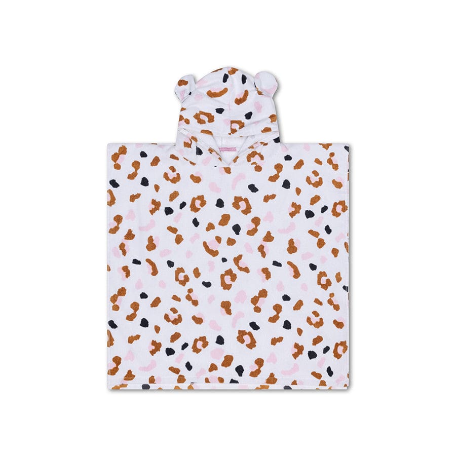 Léopard | Kaki Strandponcho 65 x 65 cm