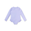 Léopard | Fissure de bain UV Lila Girls à manches longues