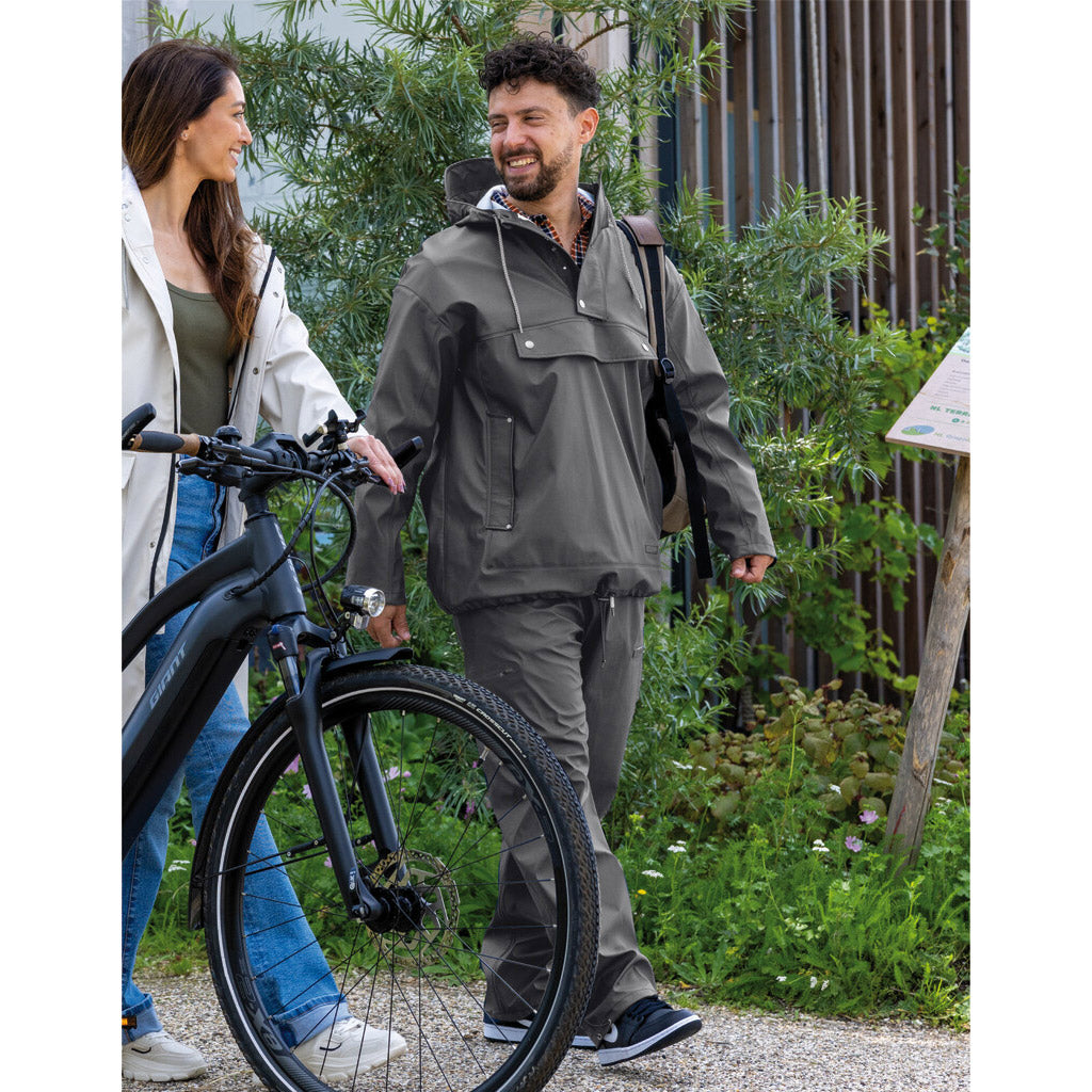 Mirage Raincoat Rouvade Close Veste fermée Taille xl Fabriquée à partir de polyester Soft Touch Earl Grey