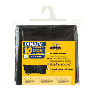 VK Tandem Luxury Bicycle Cover - 300cm noir