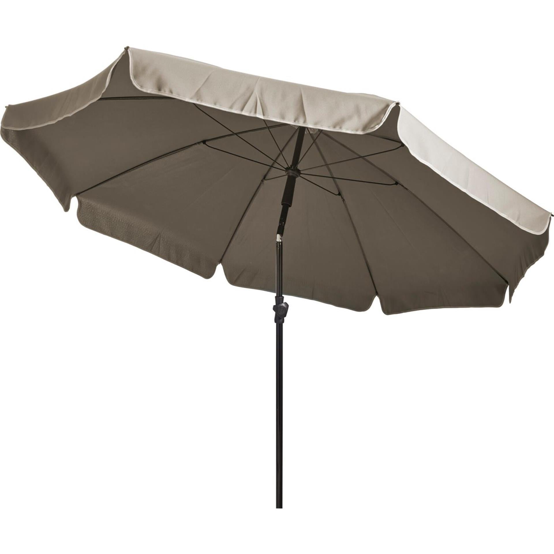 Parasol de jardin taupe ø200cm