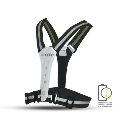 Gato Safer gilet de sport LED USB anthracite taille unique