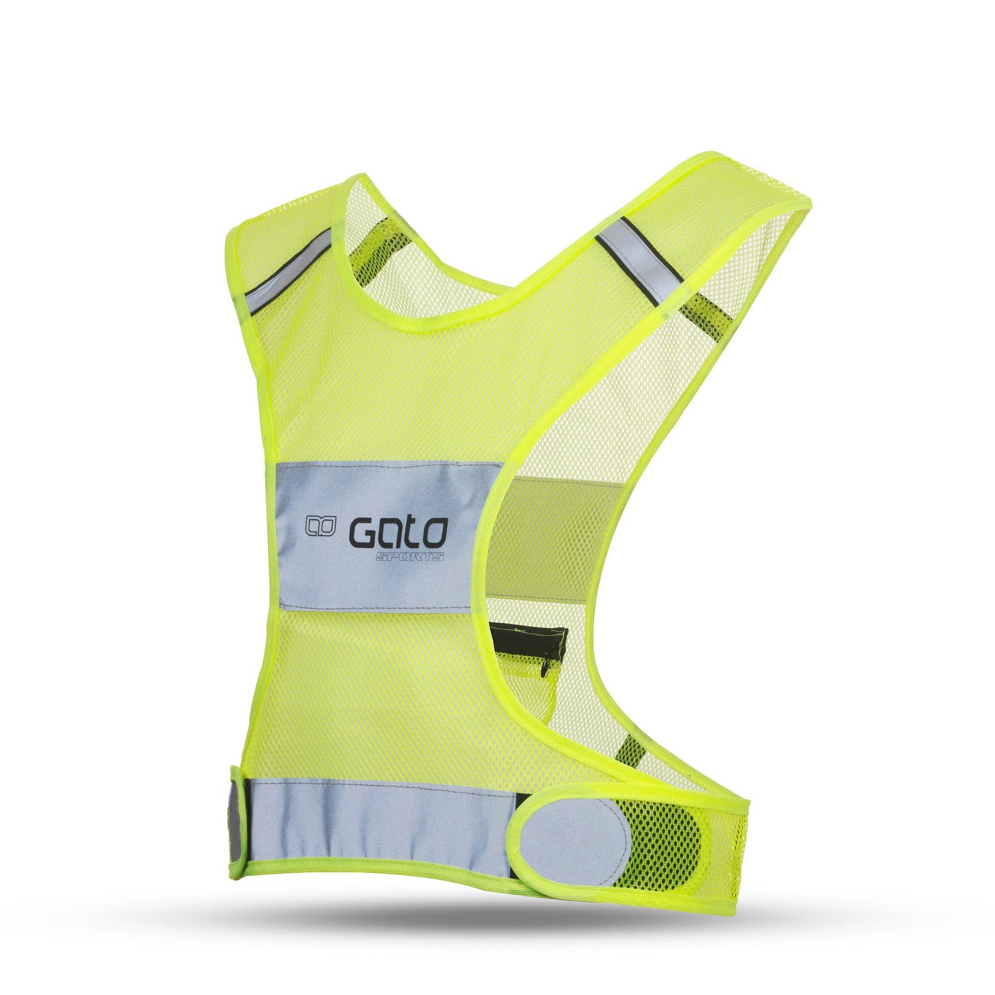 Gato kids x-vest sûre jaune néon petit
