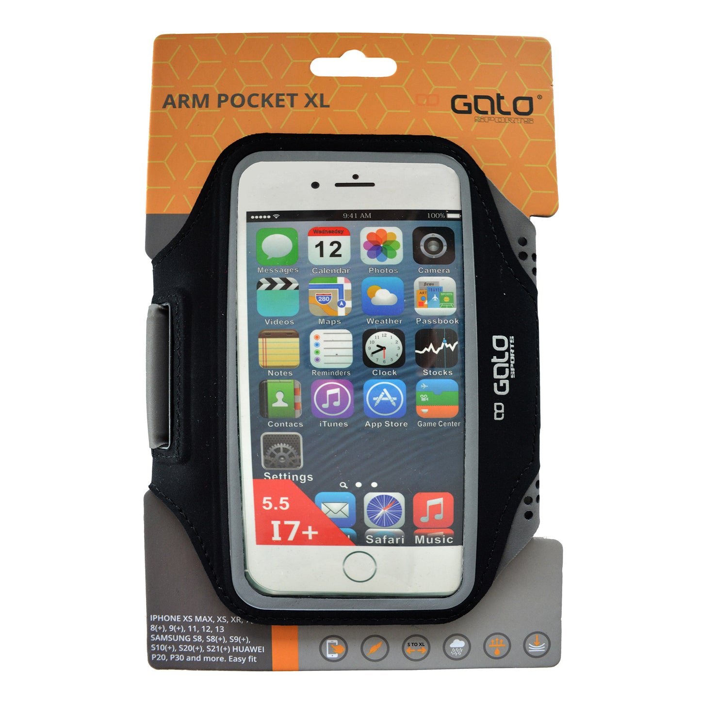 Outwet ARM POCKET XL Black One Size