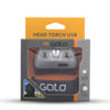 Lampe de casque principale USB gris taille unique