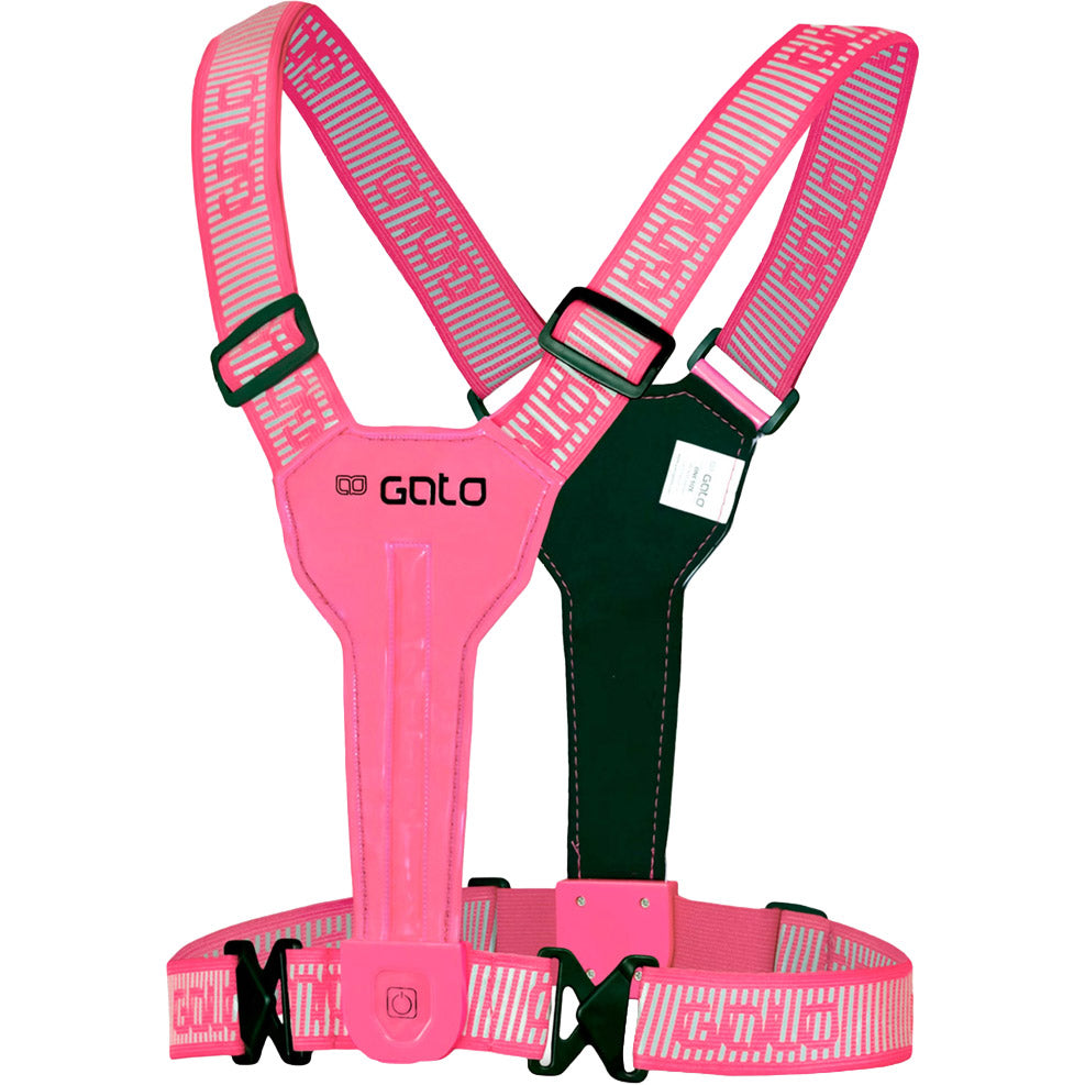 Outwet gato gilet ultra led usb taille unique rose