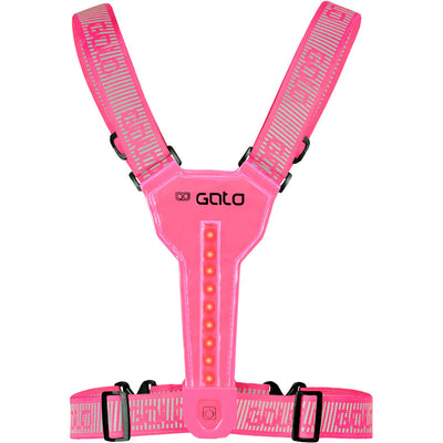 Outwet gato gilet ultra led usb taille unique rose