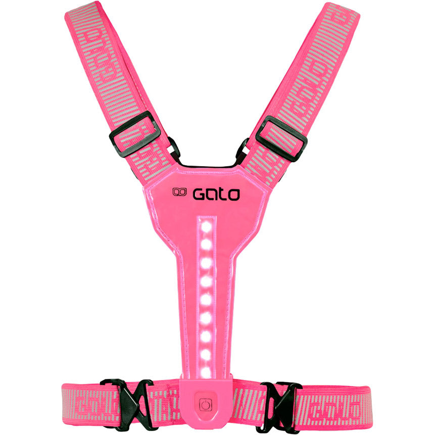 Outwet gato gilet ultra led usb taille unique rose