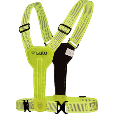 Outwet gato gilet ultra led usb taille unique jaune fluo