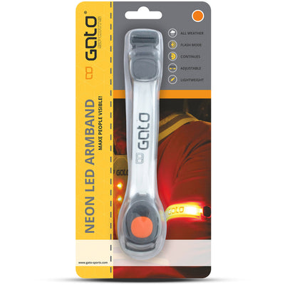 Bracelet de surwet a LED USB une taille néon oranje