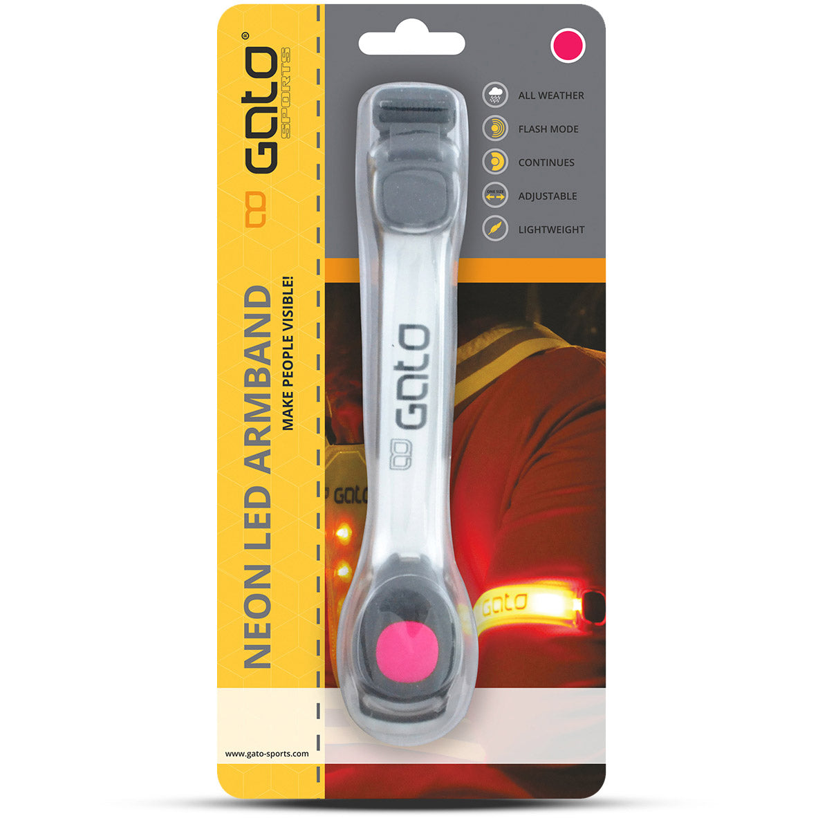 Bracelet outwet LED USB One Taille Rose