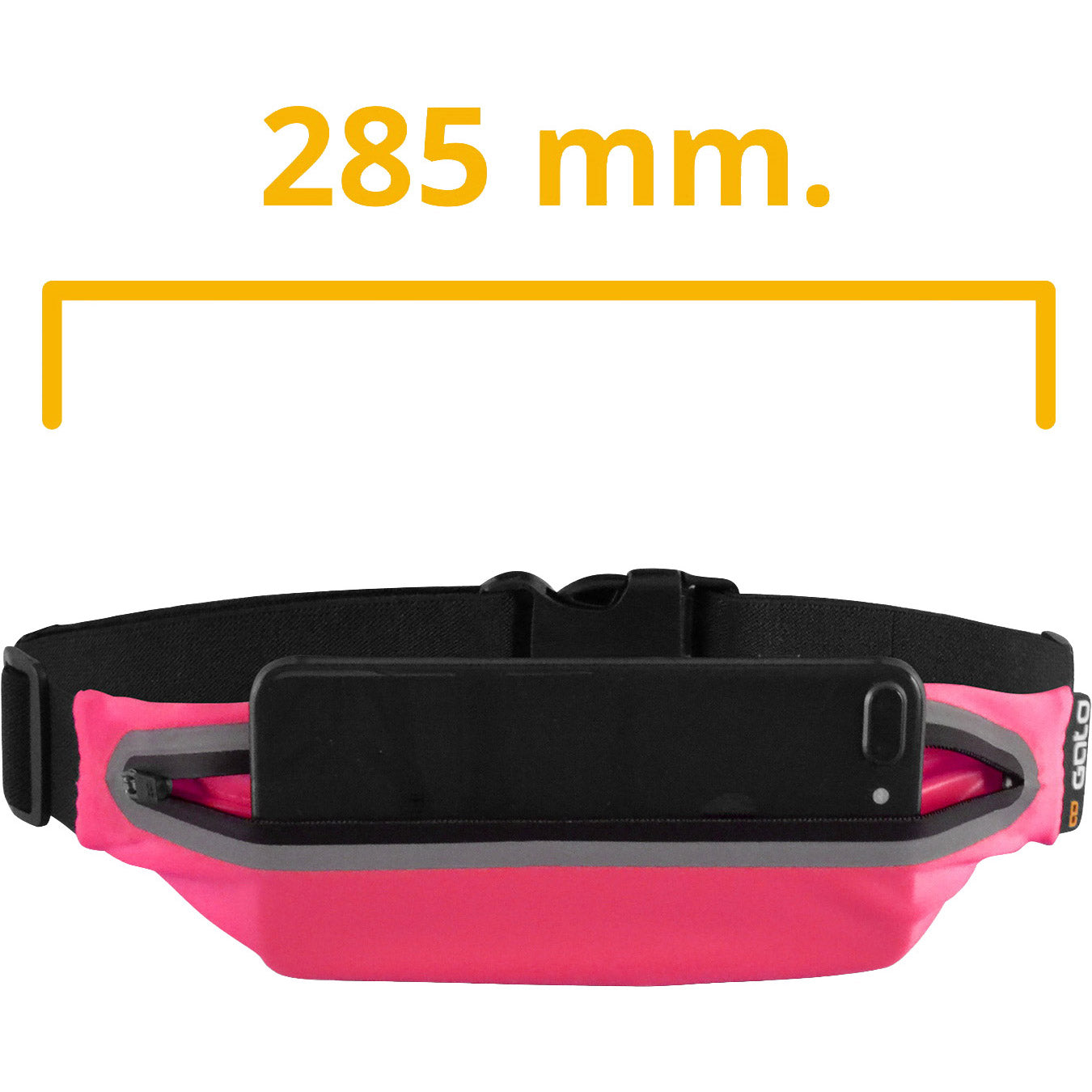 Ceinture de sport Outwet Gato imperméable rose vif taille unique