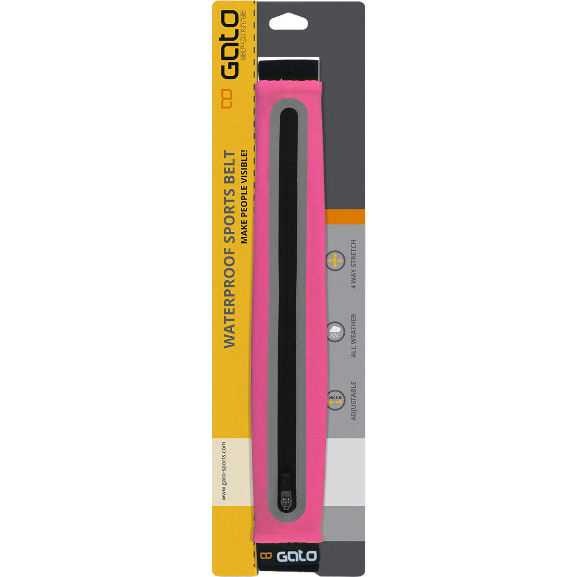 Ceinture de sport Outwet Gato imperméable rose vif taille unique