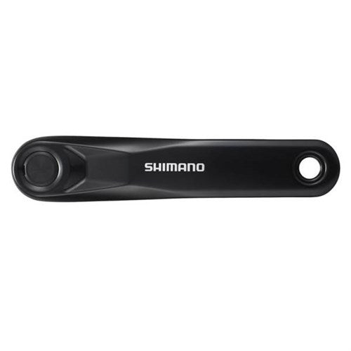 Shimano Crank droit carré Shimano E5000 noir 170 mm