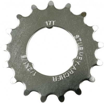 Gear Sturmey Archer 17t 1 8 modèle plat chrome
