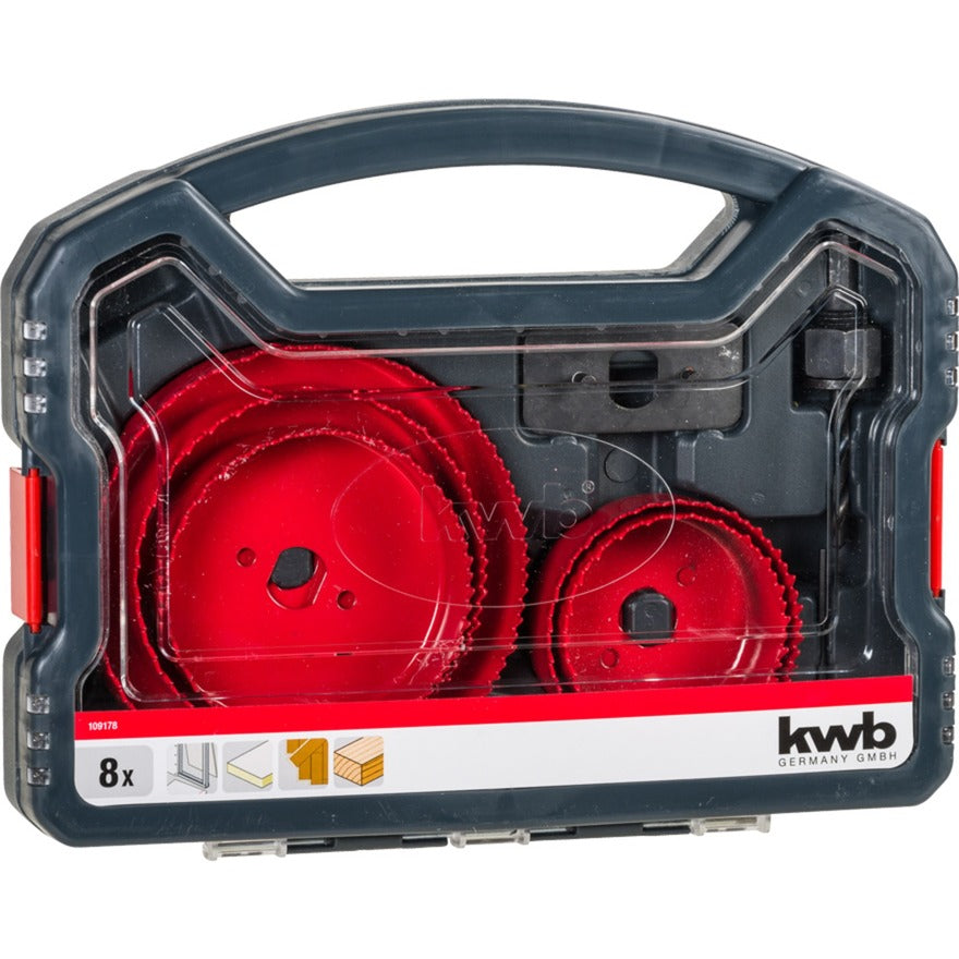 Kwb Hole Saw set 8 pièces
