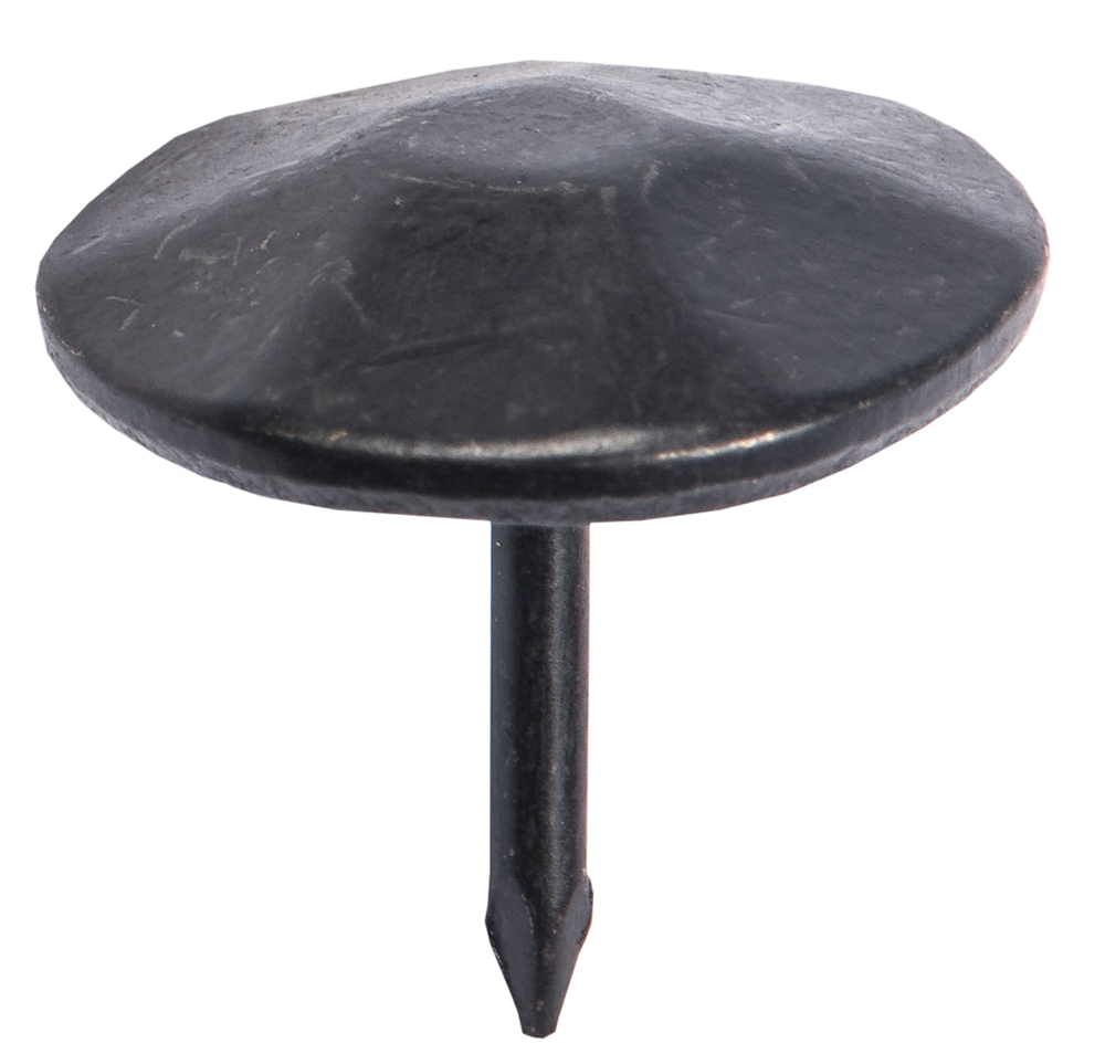 Connex clou décoratif 16mm martelé 12pcs noir - ky6290016