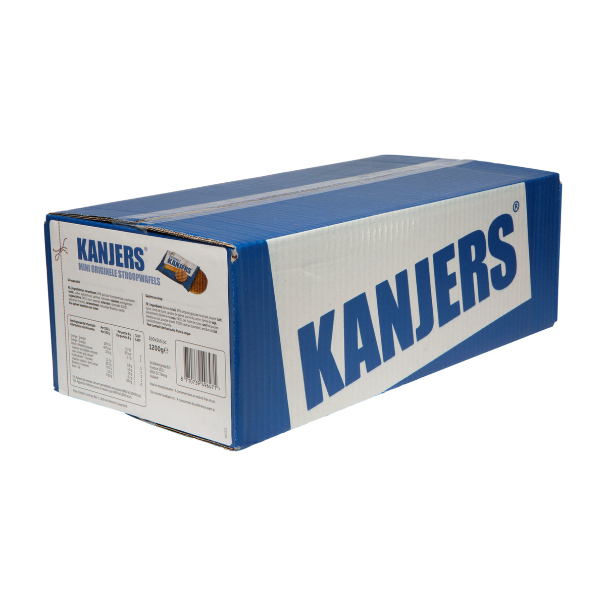 Mini gaufres au sirop Kanjers, emballées individuellement (150x 8gr)