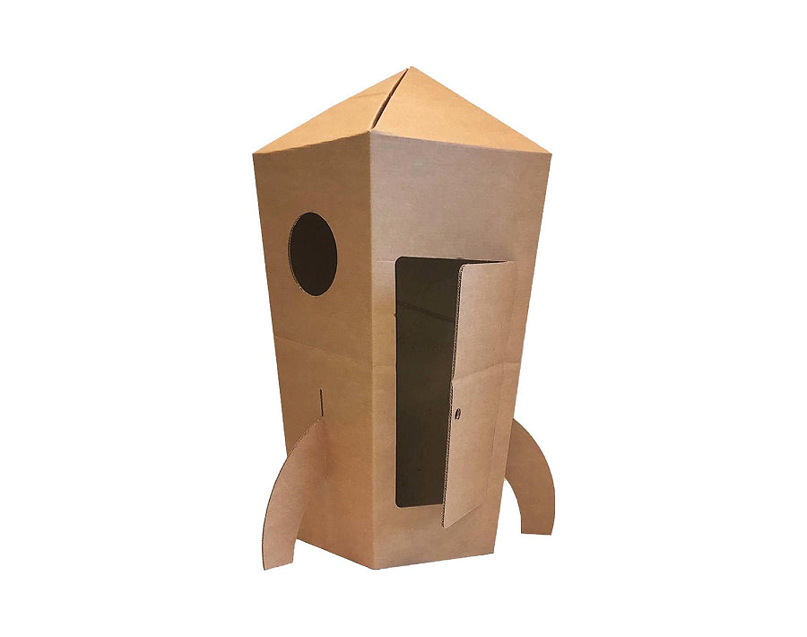 Rocket de jeu en carton kartent