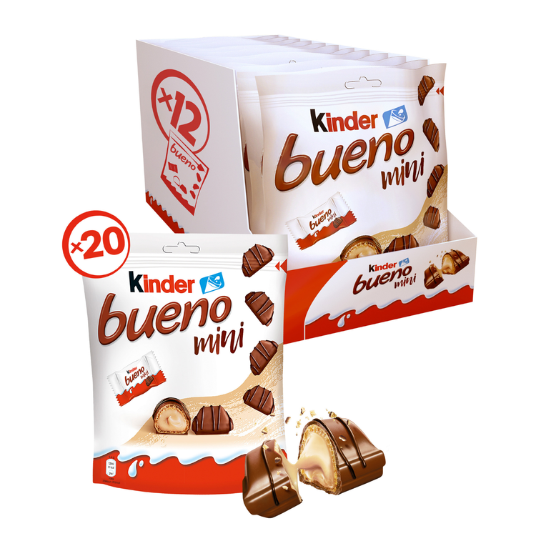 Pochette debout Kinder bueno mini t20 (12x 108gr)