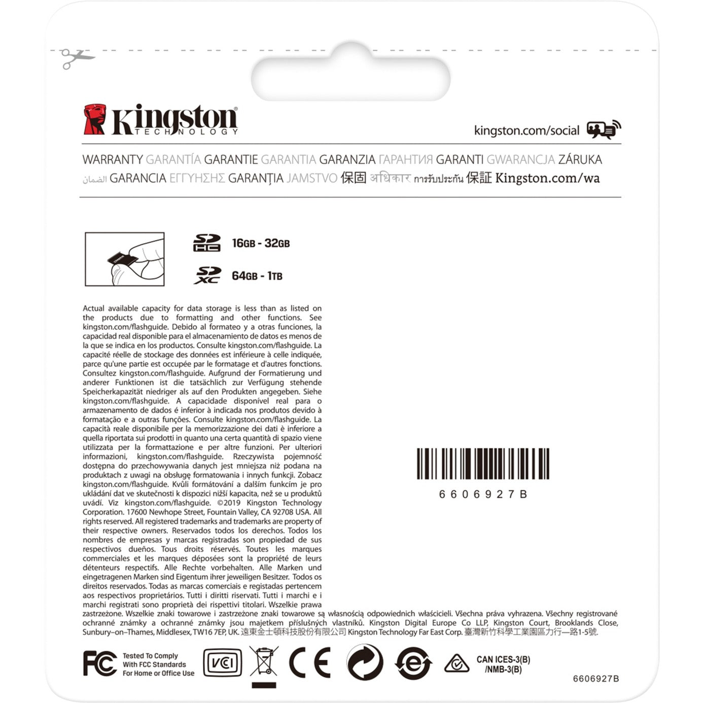 Kingston Canvas Select Plus SDXC 512 Go