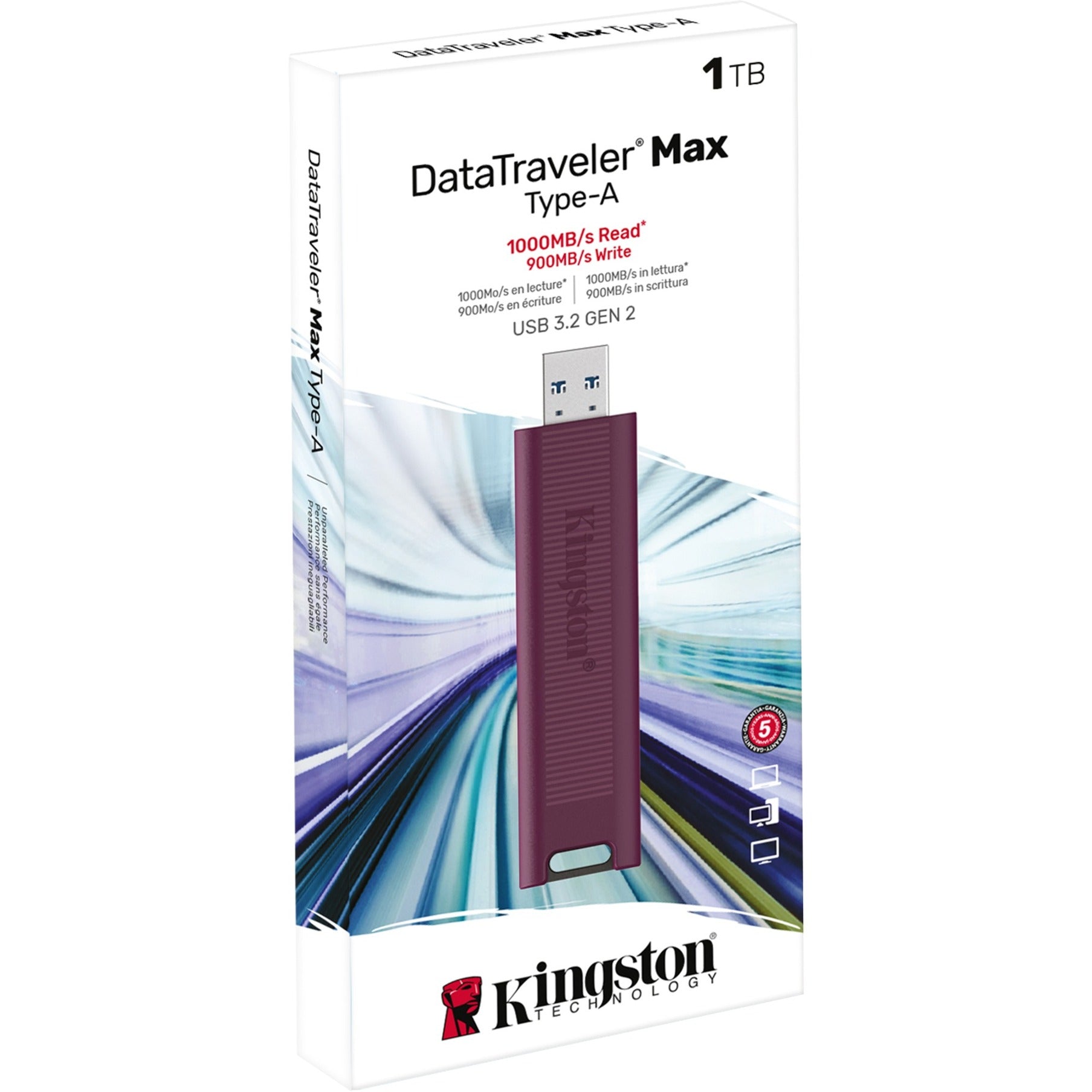 Kingston DataTraveler max 1 to