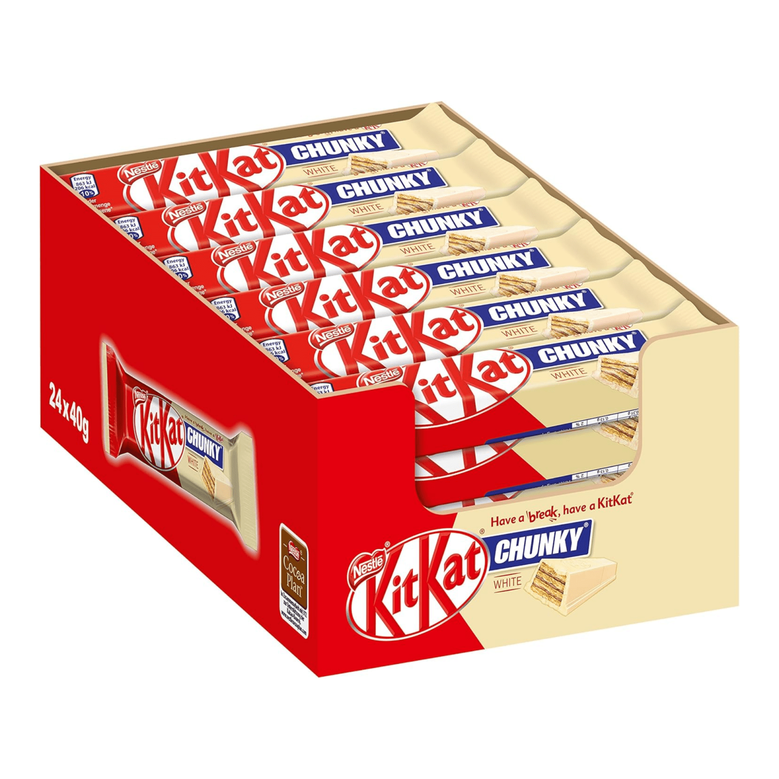 Kitkat chunky blanc simple (24 x 42gr)